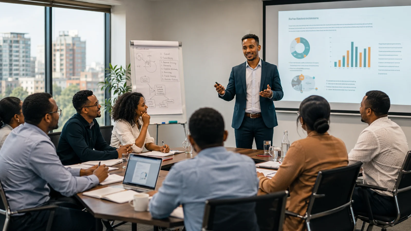 Professional training and capacity-building workshop with Ethiopian participants